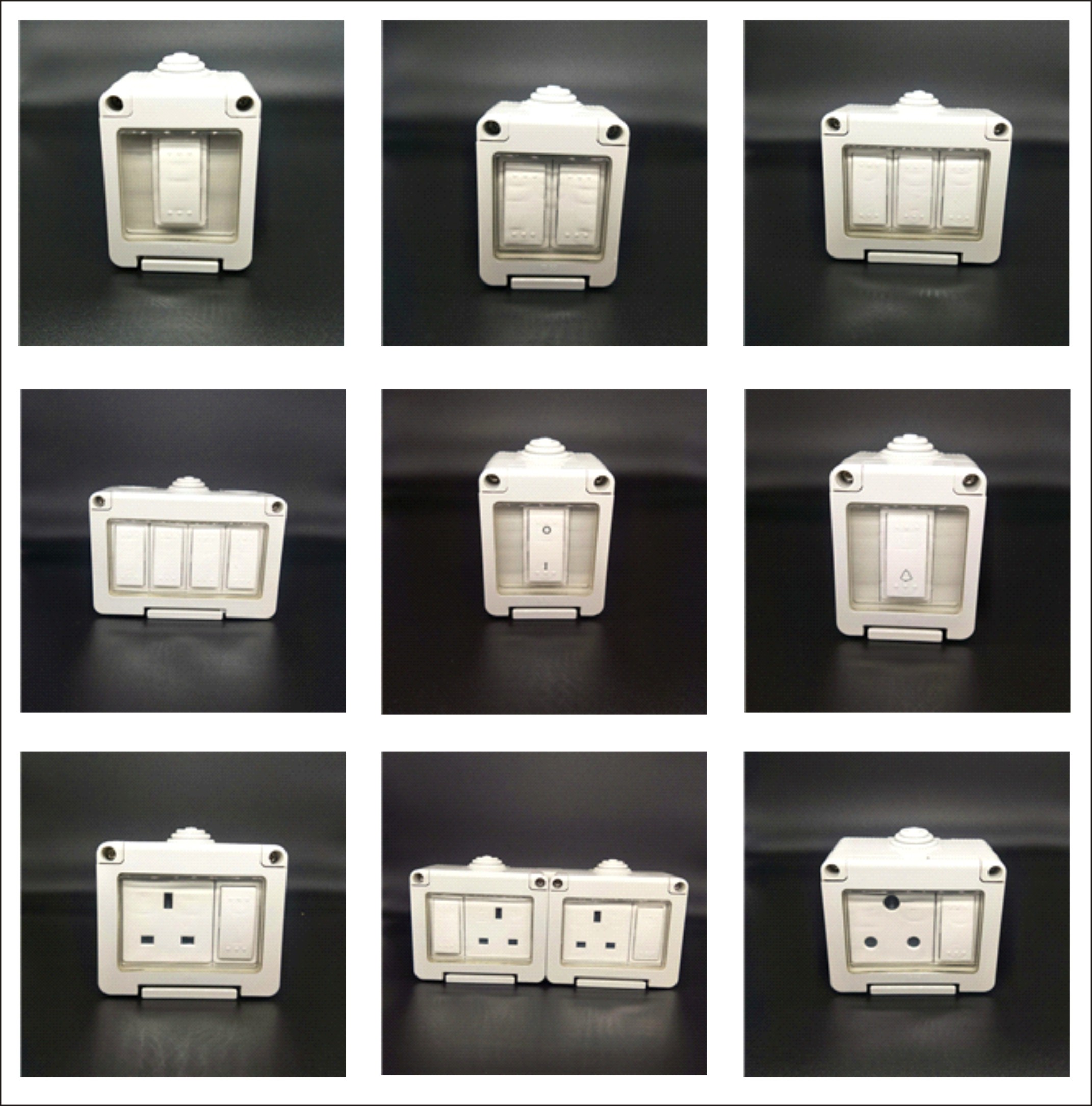 Waterproof Switch socket IP55