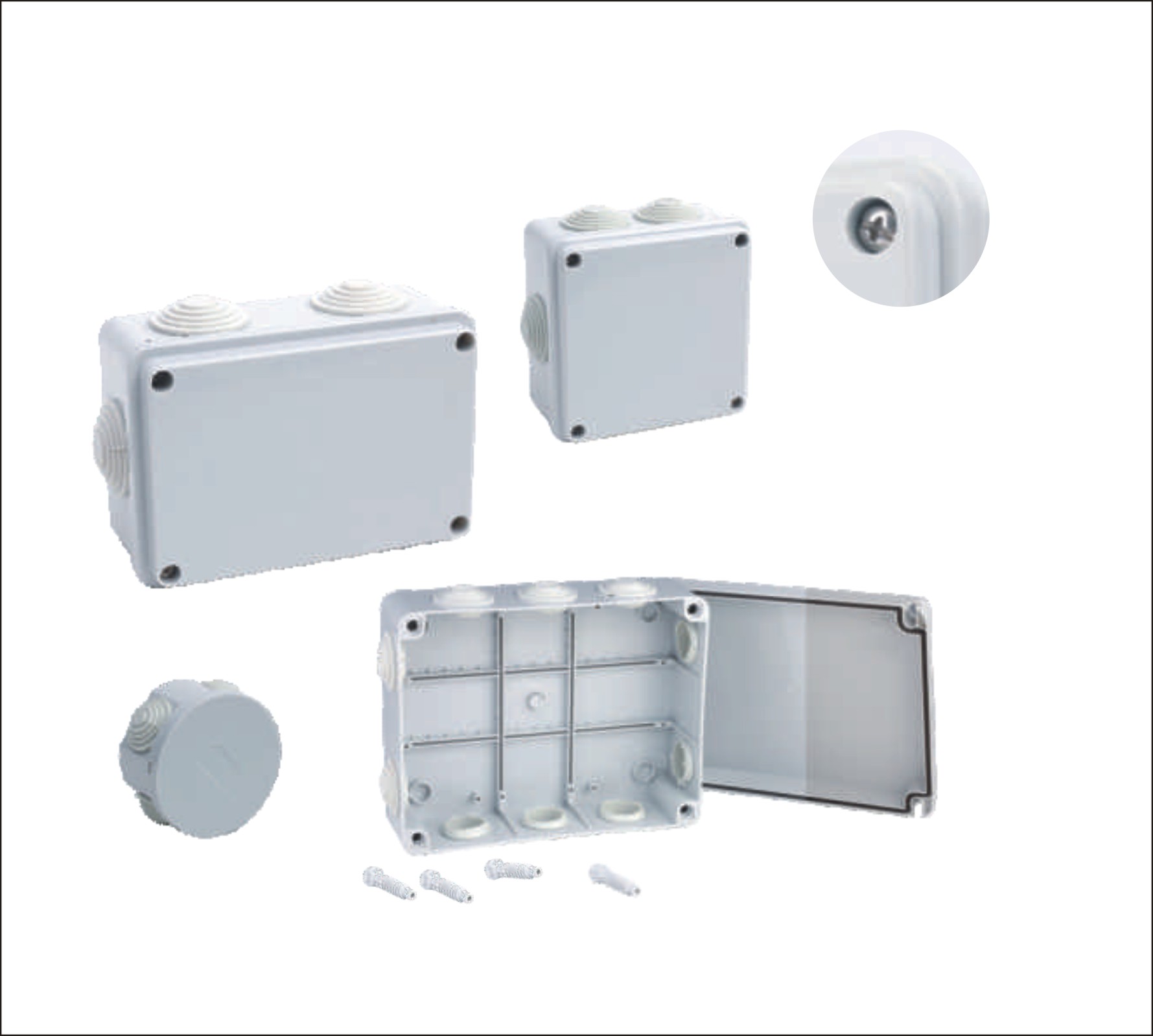 Waterproof Junction Box (Gewiss Type)